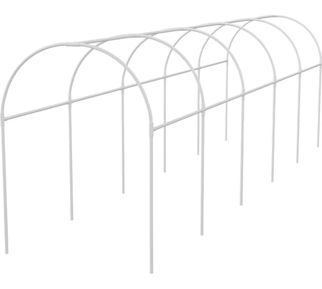 Пластиковый каркас парника PALISAD 3x1.1x1.2 м, дуга d20 мм, белый 63901
