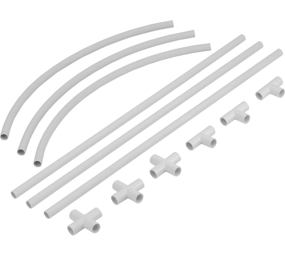 Пластиковый каркас парника PALISAD 3x1.1x1.2 м, дуга d20 мм, белый 63901