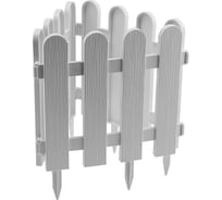 Декоративный забор PALISAD Классика 29x224 см, белый 65008