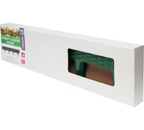 Бордюр садовый ПРОТЭКТ Ротанг высота 9 см, длина 4.8 м, 6 шт/компл (Хаки)  БР-4,8 Х