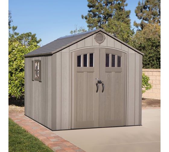 Пластиковый сарай LIFETIME WoodLook 8х10 60211