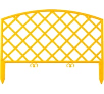 Декоративный забор Grinda Плетень 24x320 см желтый 422207-Y