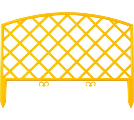 Декоративный забор Grinda Плетень 24x320 см желтый 422207-Y
