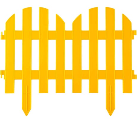 Декоративный забор Grinda 28x300 см, желтый 422205-Y