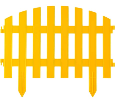 Декоративный забор Grinda 28x300 см, желтый 422203-Y