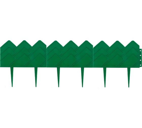 Бордюр PALISAD Готика 14x310 см зеленый 65060