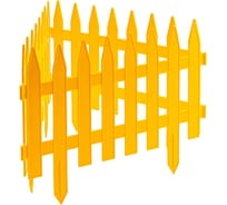 Декоративный забор PALISAD Классический 28x300 см желтый 65000