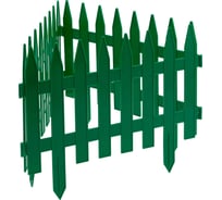 Декоративный забор PALISAD Классический 28x300 см зеленый 65005