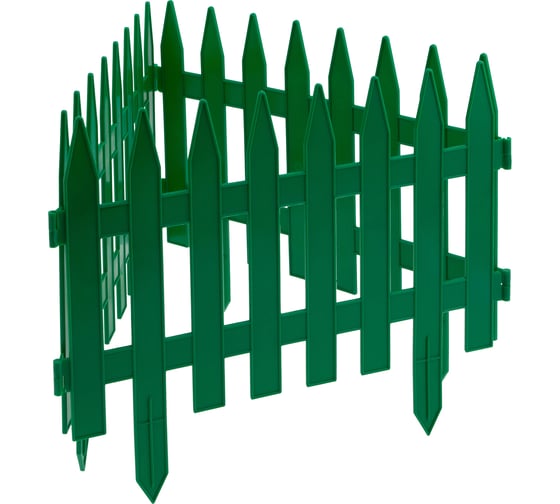 Декоративный забор PALISAD Классический 28x300 см зеленый 65005 1