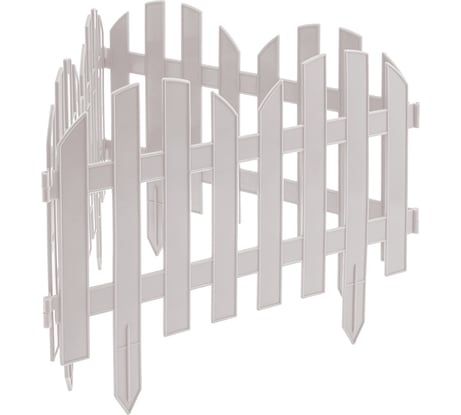 Декоративный забор Без бренда Ренессанс 28x300 см белый 65020