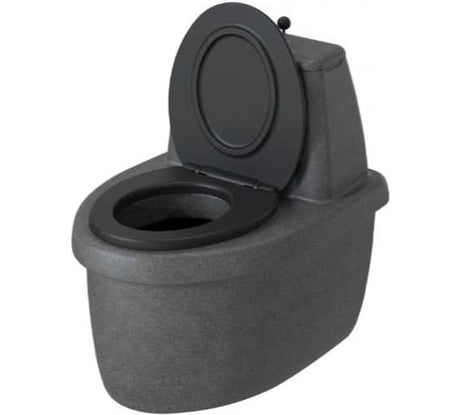 Туалет торфяной РАЗДОЛЬЕ Хуторок черный гранит RZ8.450.252