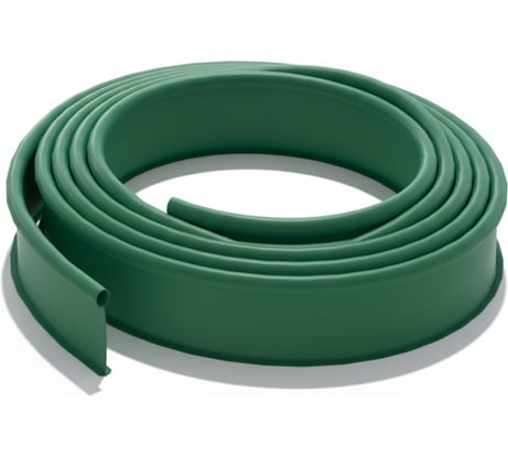 Бордюрная лента садовая ГеоПластБорд ДЕКО 10 метров h 10 см, цвет зеленый 748729005.10.З