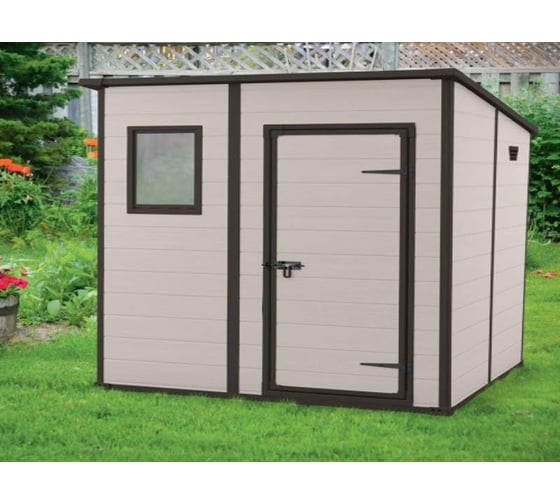 Хозяйственный блок KETER Manor Pent 6x6, бежевый 255142