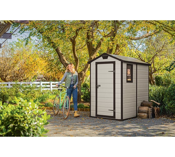 Хозяйственный блок KETER Manor 4x6, бежевый 255138