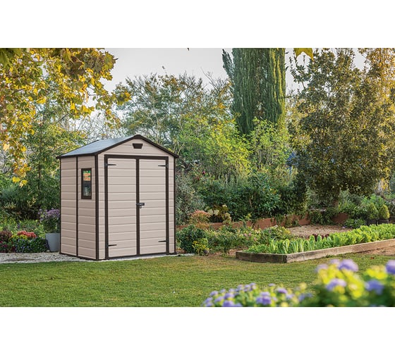 Хозяйственный блок KETER Manor 6x5, DD бежевый 255139