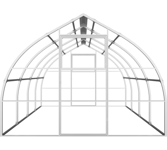 Каркас теплицы АКТИВАГРО.РФ Ударница урожайная 40x20 мм, 3x4 м, шаг 1 м 271