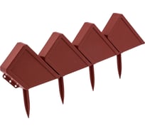 Бордюр Без бренда Кирпич,13x300 см, терракот 65040