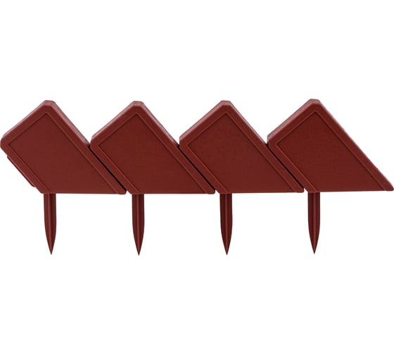 Бордюр Без бренда Кирпич,13x300 см, терракот 65040
