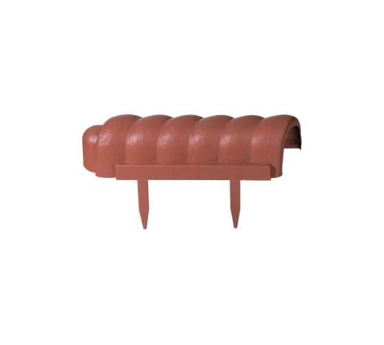 Бордюр Без бренда Улитка,7x350 см, терракот 65045