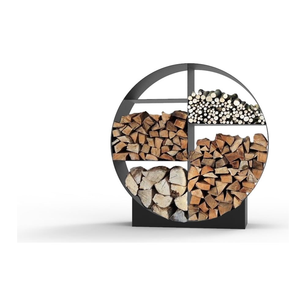 Дровница круглая дизайнерская на подставке Резка Металла 809 - выгодная ...