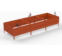 Грядка ООО Металекс KitGarden 3x1 х 0.4 м. Оранжевая / 114003