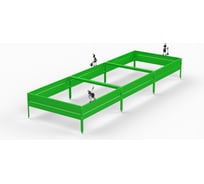 Грядка ООО Металекс KitGarden 3x1 х 0.2 м. Зеленая 114011