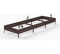 Грядка ООО Металекс KitGarden 3x1 х 0.2 м. Коричневая 114012