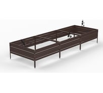 Грядка ООО Металекс KitGarden 3x1 х 0.3 м. Коричневая 114007