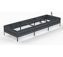 Грядка ООО Металекс KitGarden 3x1 х 0.3 м. Серая 114009