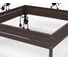 Грядка Металекс Metalex серия KitGarden 1x1 х 0.15 м. Коричневая / 114057 3