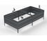 Грядка ООО Металекс KitGarden 2x1 х 0.4 м Серая 114024 1