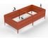 Грядка ООО Металекс KitGarden 2x1 х 0.4 м Оранжевая 114023 1