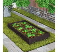 Садовая грядка 1-й ДПК Комбинат из ДПК теплая средняя 120-30-20 см KL385445