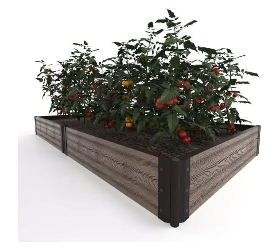 Садовая грядка 1-й ДПК Комбинат из ДПК средняя 200-50-20 см KL372641 1