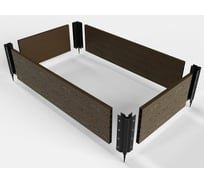 Садовая грядка 1-й ДПК Комбинат из ДПК средняя 150-50-20 см KL374960