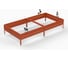 Грядка Metalex серия KitGarden 2x1 х 0.2 м. Оранжевая 114033 1