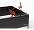 Грядка Metalex серия KitGarden 1x1 х 0.3 м. Черная 114050 3