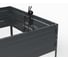 Грядка Metalex KitGarden 1x1 х 0.3 м. Серая 114049 3