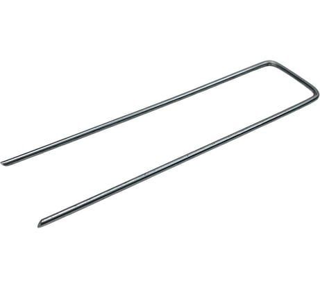 Скобы садовые ПРОГРЕССТЛТ П-образные, для агротекстиля, оцинкованные, 3 мм, особопрочные, 200 штук СКП200