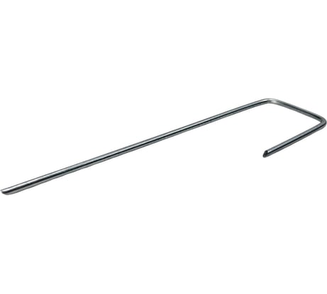 Скобы садовые ПРОГРЕССТЛТ Г-образные, для агротекстиля, оцинкованные, 3 мм, особопрочные, 100 штук СКГ100