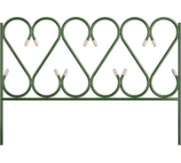 Забор декорированный металический Комплект-Агро "Изящный" ( Д- 3,5 м, В- 0,52 м ) (5 секций) KA0221