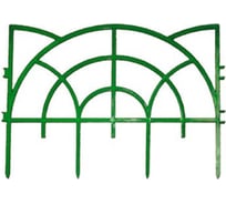 Декоративный заборчик Дачная мозаика Роккоко "Ажурный" зеленый 10597