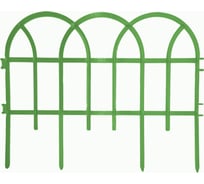 Декоративный заборчик Дачная мозаика Готика "Ажурный" зеленый 10592