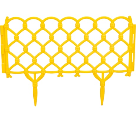 Декоративный забор Дачная мозаика Фаберже желтый 15242