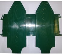 Декоративный заборчик Дачная мозаика "Дощечки" зеленый 10678