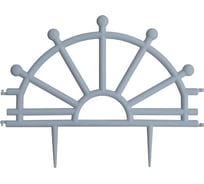 Декоративный заборчик Дачная мозаика "Штурвал" белый 10666