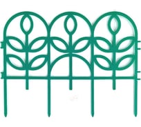 Декоративный забор Дачная мозаика Флора изумрудный "Ажурный" 14186