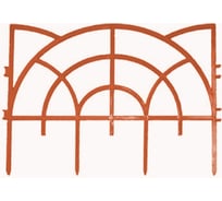 Декоративный заборчик Дачная мозаика Роккоко "Ажурный" оранжевый 10599