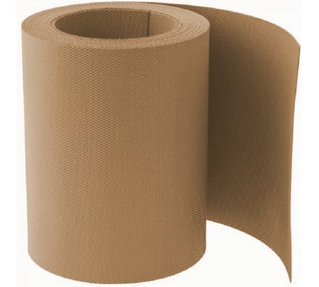 Бордюрная лента Дачная мозаика прямая коричневая 13068