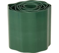 Бордюрная лента Дачная мозаика гофрированная, зеленая 11814